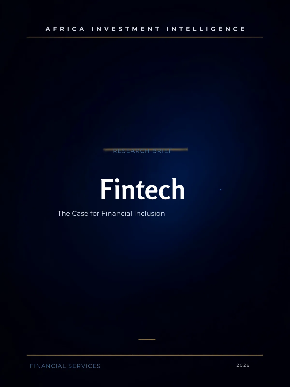 Fintech Research Brief cover